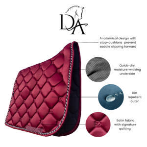Burgundy Dressage Pad